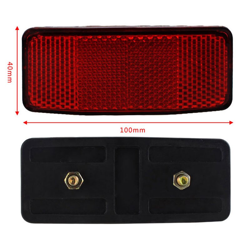 Luci lampeggianti di avvertimento di sicurezza per biciclette riflettore fanale posteriore accessori lampada lampadina posteriore rossa per fanale posteriore per bicicletta