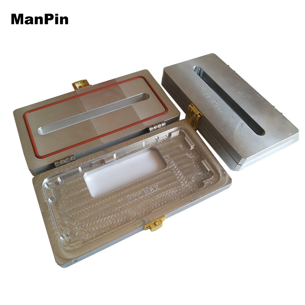 Lcd skjerm form ramme ramme presse laminering mold for iphone 11 pro max 11 pro x xs max front glass fix mobiltelefon reparasjonsverktøy