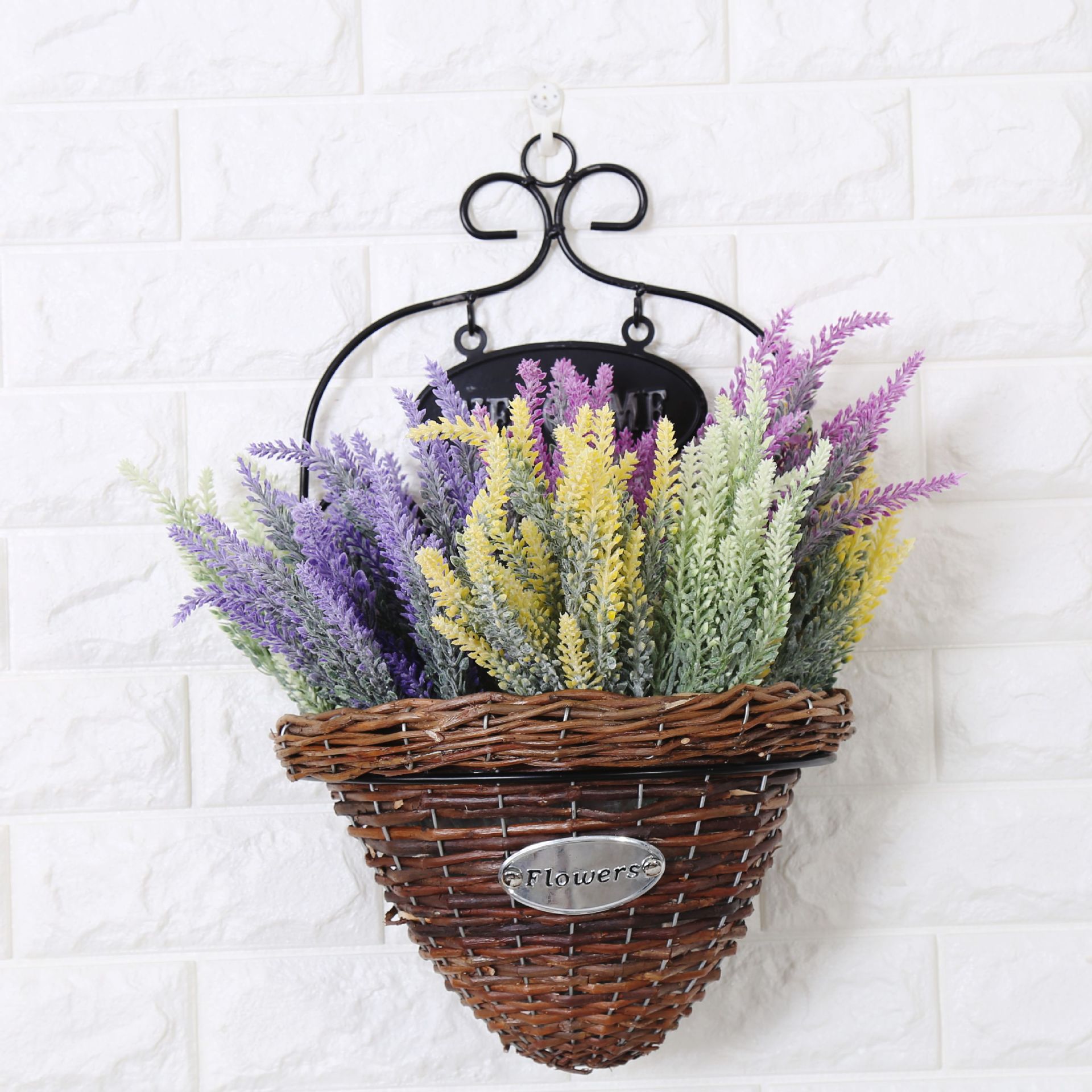 Simulated Green Plants Flower Decoration Dried Flower Plastic Flower Artificial Flower Decorative Flower Potted Plant L
