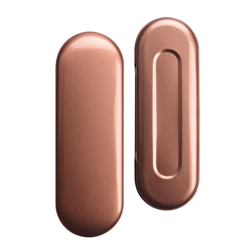 Portable Eyelash Tweezer Storage Box Lash Tweezer Case Makeup Bag Protective Brushes Pencil Eyeliner Case Organizer Eyelash Tool: Rose Gold