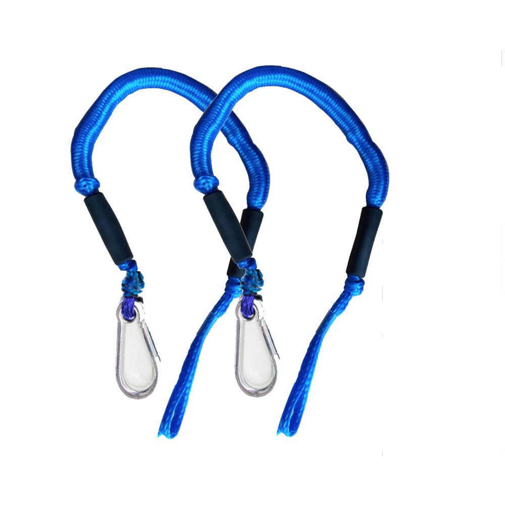 1 / 2Pcs Set Bungee Dock Line Mooring Rope for Boat 4 ft 2 Ropes Rope Bungee Cord Dockline Boats Kayak Accessories: 002