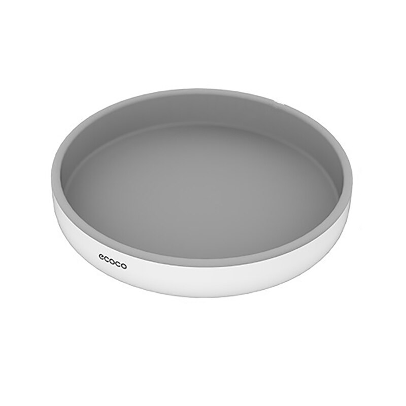 Ecoco – étagère de rangement rotative, organisateur d'assaisonnement multifonctionnel, support de fournitures de cuisine antidérapant résistant à l'huile: Gray / S