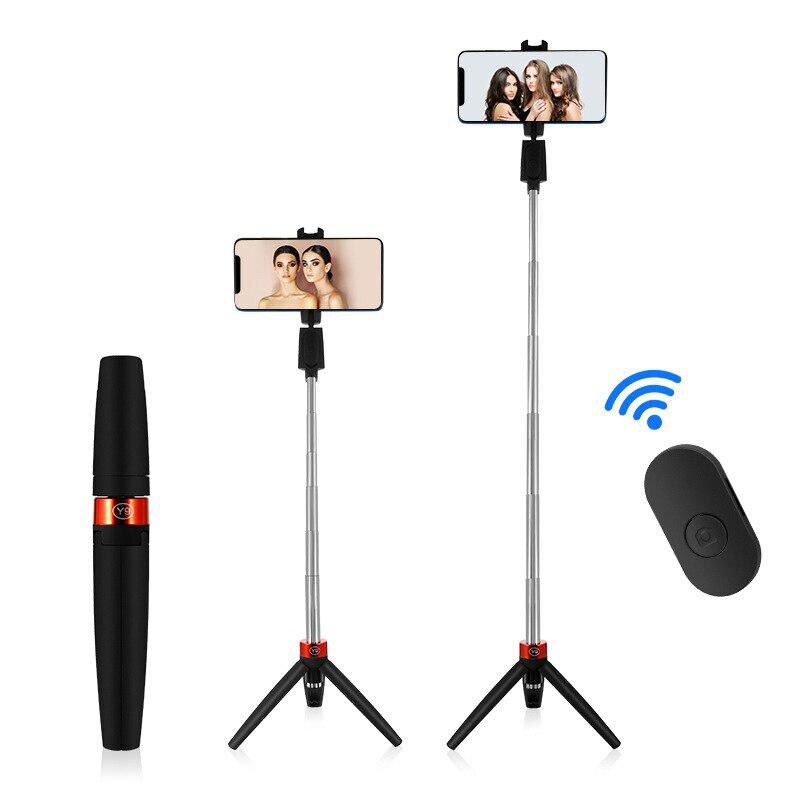 Bluetooth Wireless Selfie Stick Tripod Portable Universal Remote Control Telescopic Monopods for Smartphones Sport Action Camera