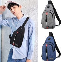 Neue Männer Reise Business Brust Tasche Burglarproof Schulter Tasche Holster Anti Theft Sicherheit Strap Leinwand Umhängetaschen