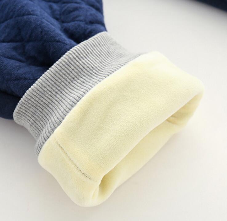 Emmababy 3-6Years Kid Jongens Herfst Winter Warme Dikke Pocket Elastische Taille Sport Broek 3 Kleur