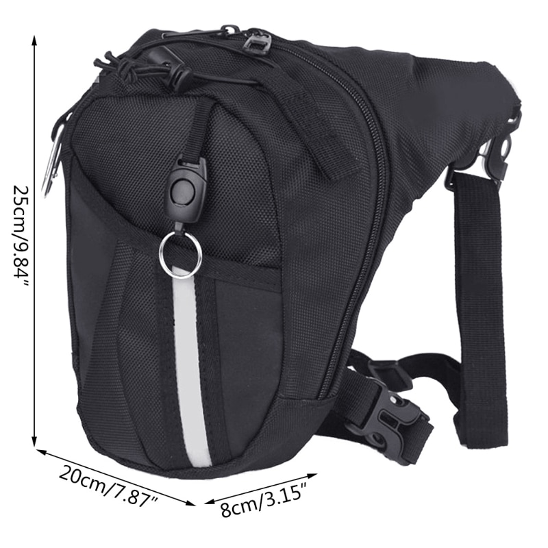 Riñonera para hombre, bolsa para exteriores, riñonera para motocicleta con caída de la pierna, riñonera Unisex, riñonera para cinturón de bicicleta