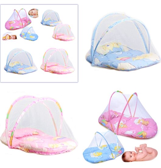 Baby Crib Netting Draagbare Vouwen Klamboe Pasgeboren Kinderen Reizen Bed Crib Canopy Mosquito Insect Net Tent