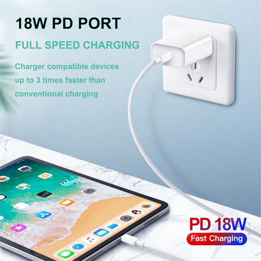 18W Pd Usb Type C Quick Charger Adapter Voor Iphone 11 Pro Xr X Xs Max 8 Snel Opladen eu Ons Uk Au Plug Travel Pd Charger Port