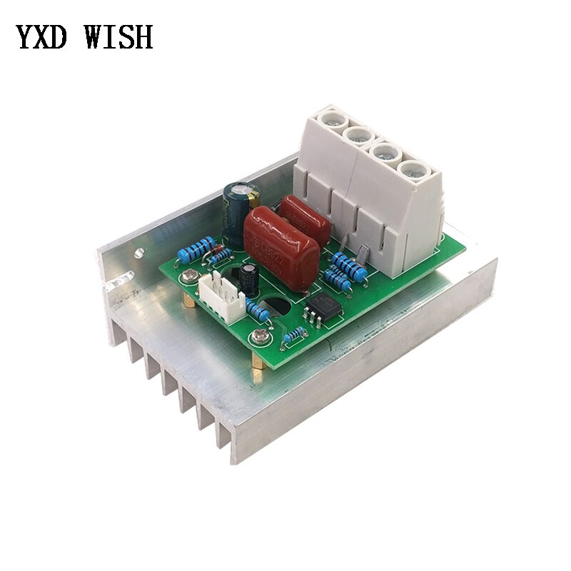 Contrôleur de vitesse Thermostat 220V, 10000W, variateur de vitesse électronique, contrôleur de vitesse, contrôle de la luminosité de l'éclairage, SCR