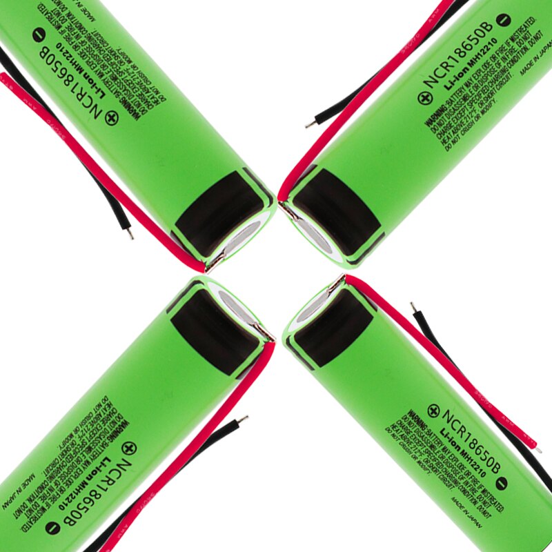 100% 18650 battery 3400mah 3.7v lithium battery for NCR18650B 3400mah Suitable for flashlight battery+ diy line