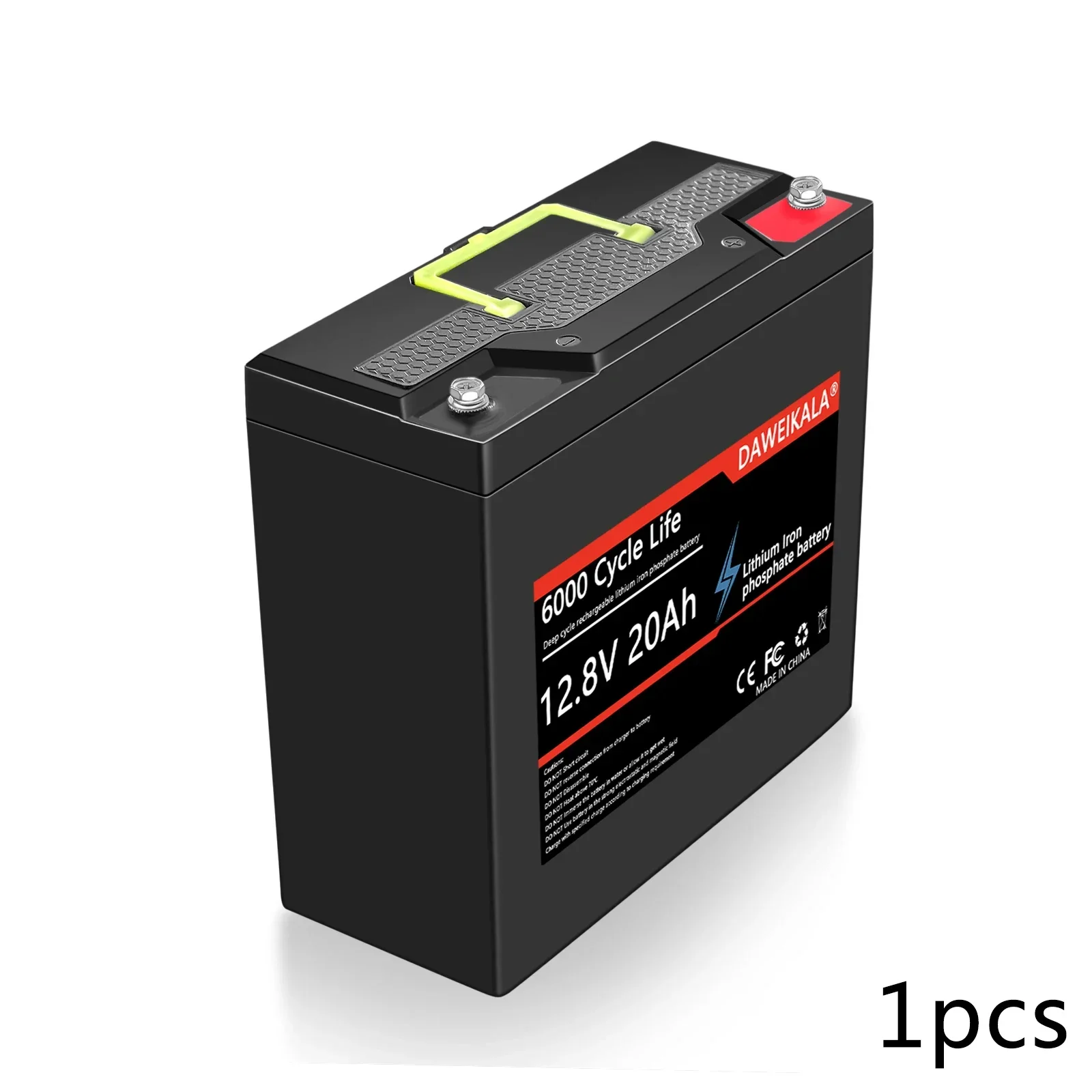 Akumulator litowy 12V 20Ah LiFePO4 DeepCycle z 20A BMS do zabawek do jazdy na wiatrze słonecznym i rybami morskimi: FIOLETOWY