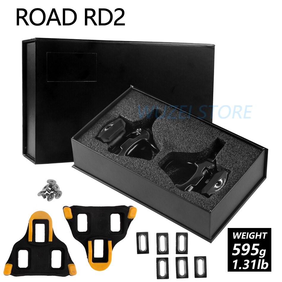 RD2 Super light SPD Pedals Road Bike Pedal With SH11 Cleat MTB Parts Aluminium Alloy: ROAD RD2 Boxed