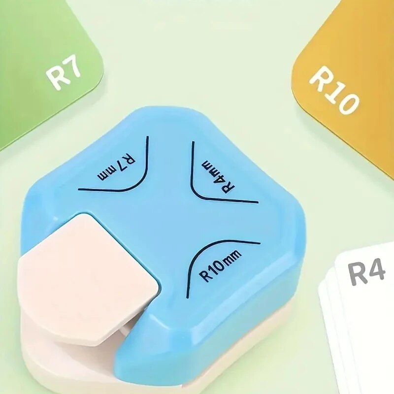 Tre-i-ett hjørnerundingsmaskiner hjørnepreger hjørnekutter, gjør-det-selv fotokort visittkortkutter rundkutter papirkutter