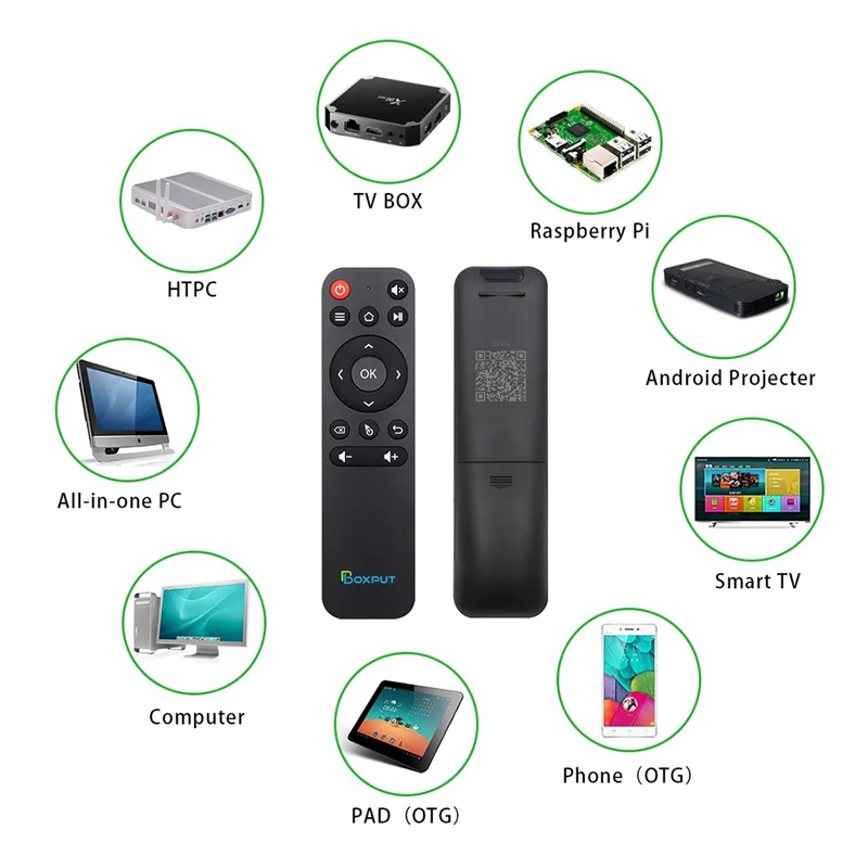 BT BPR1 BPR1S BLE 5.0 Air Mouse Remote Control Gyroscope dla Androida Smart TV Stick TV Box H96 MAX X96 MAX Plus Set Top Box /PC