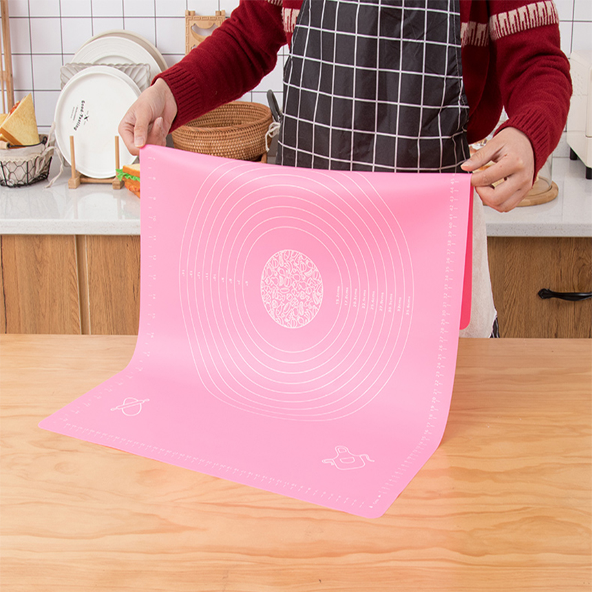 Rolling Mat Kneading Mat Thickened Silicone Pizza Dough Mat Household Panel Baking Tools
