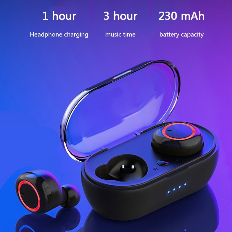 A2 Tws Draadloze Bluetooth Oortelefoon Hoofdtelefoon Hifi Stereo Oordopjes Draadloze Hoofdtelefoon Sport Headsets Met Opladen Doos Voor Telefoon