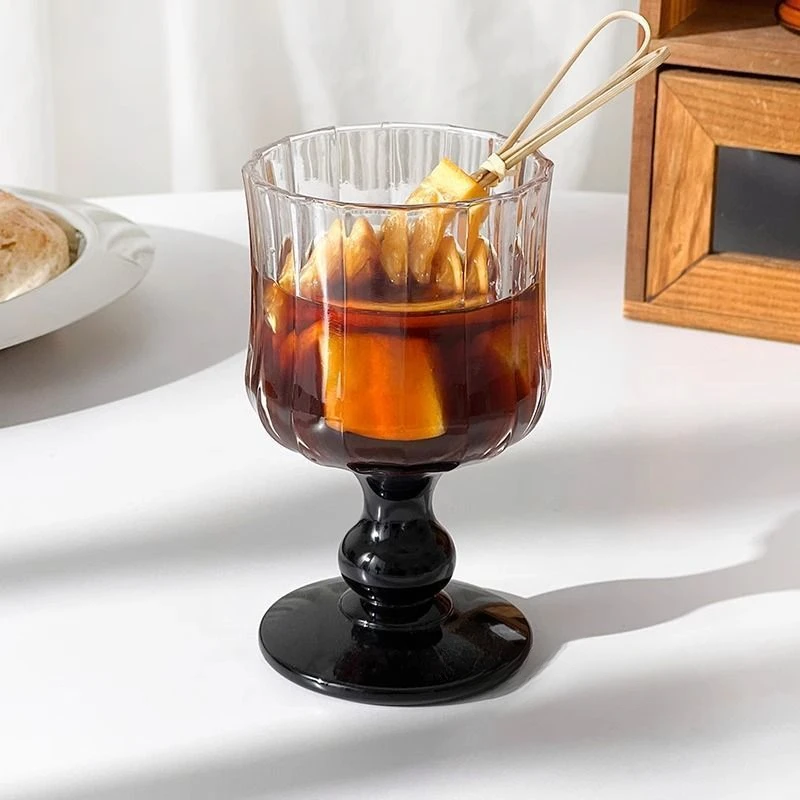 Copa de vino de cristal Medieval, copa de champán, copa de cóctel, Bar, suministros para fiestas, vasos de espíritus, vaso para beber escocesa, tazas de jugo y bebidas: Gris claro