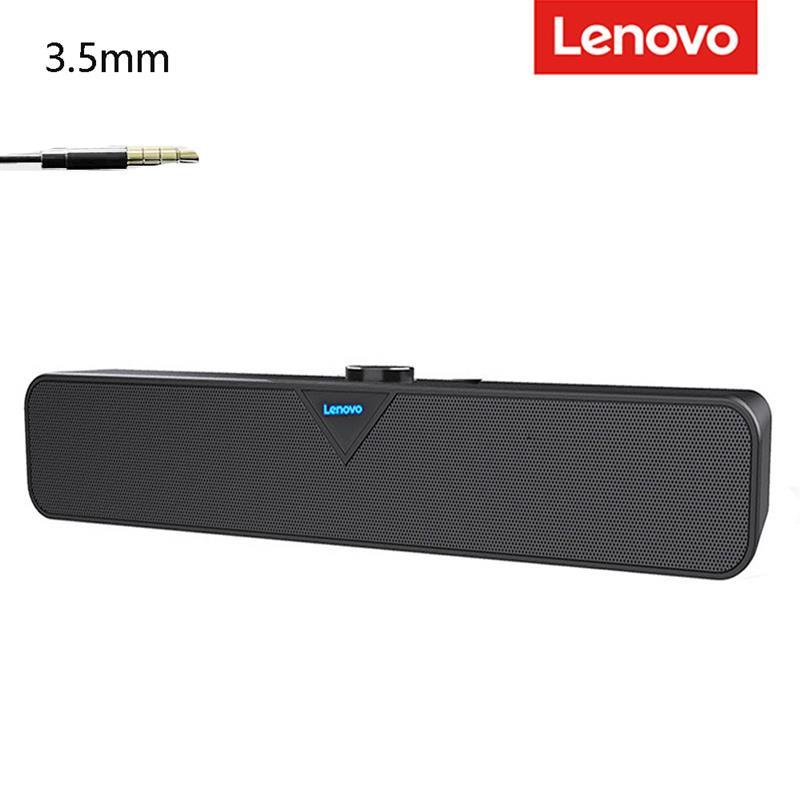 Lenovo L102 TV Sound Bar Wired and Wireless Bluetooth Home Surround SoundBar for PC Theater TV Speaker: Wired Speaker