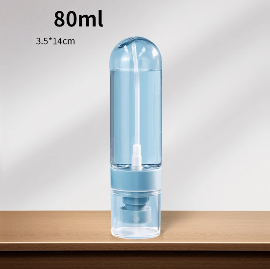 4 Stuks 30 Ml 60 Ml 80 Ml 100 Ml Draagbare Hervulbare Fijne Mist Spray Fles Lege Cosmetische Containers spray Verstuiver Mini Reizen Fles: Licht Geel