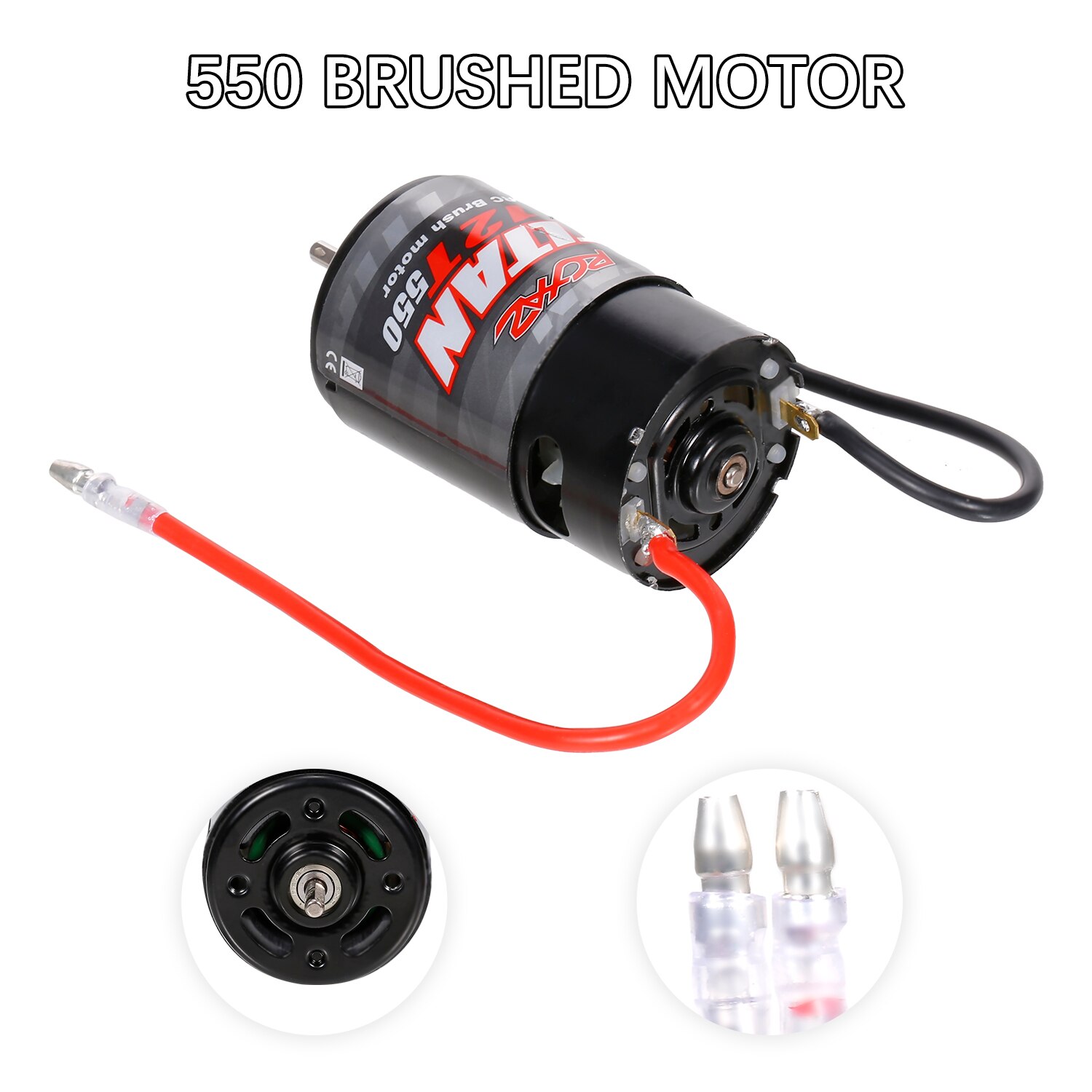 550 12T 21T 29T 35T Brushed Motor for 1/10 RC Off-road Car HSP HPI Wltoys Kyosho TRAXXAS