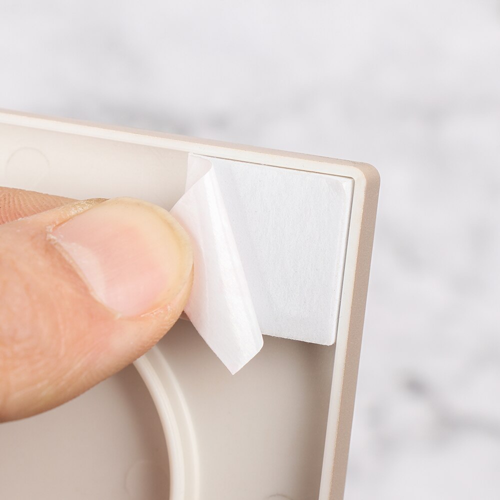 1pc muovinen seinän johtoreiän kansi ilmastointi pölyputken pistoke keittiön hanan suojus napsautettava paneeli sisustuskorkki itseliimautuva