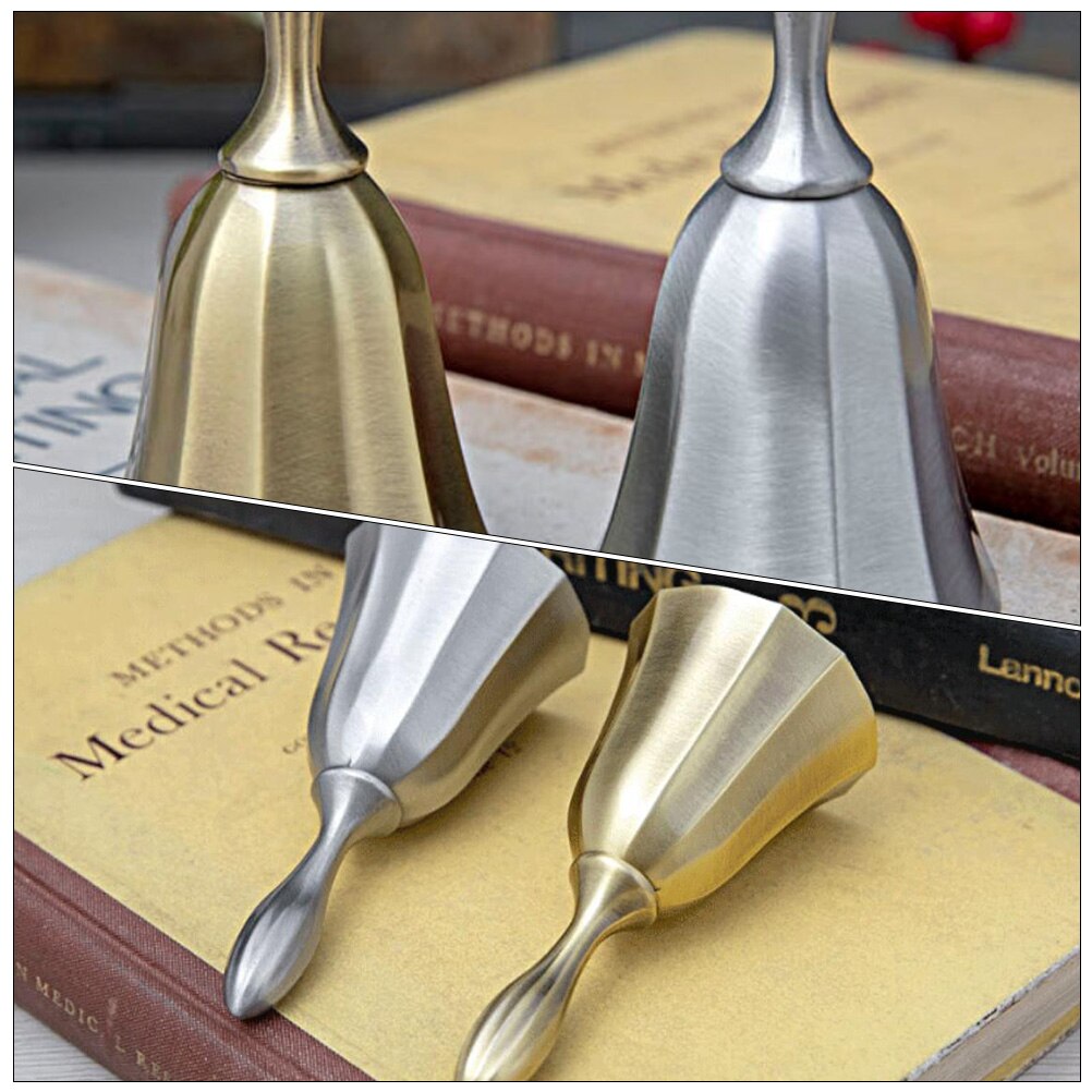Call Bell Restaurant Hand Bell Hotel Call Bell Desktop Zinc Alloy Bell Bell for Desktop Hotel Restaurant Kitchen