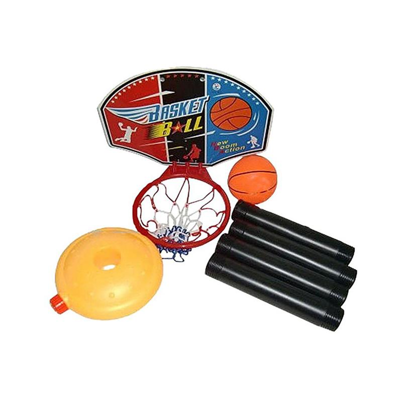 Portable Basketball Set with Net Backboard Hoop Ball Outdoor Game Set
