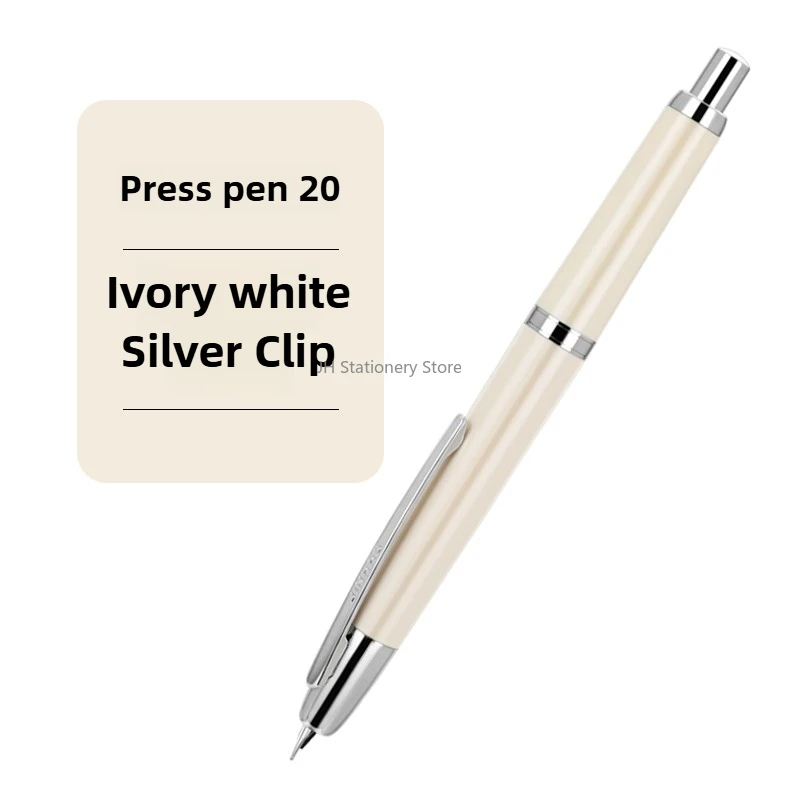JINHAO 20 pluma estilográfica pluma de tinta de lujo F EF Nib escritura caligrafía bolígrafos útiles escolares papelería PK MAJOHN A1 10: Azul / f