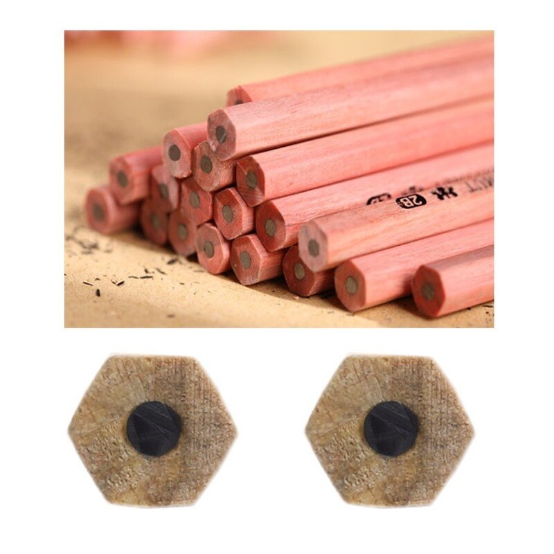 30/50 Log triangle sketch pencil set pencil 2b exam pencil children primary school students Barreled painting pen Writing pen