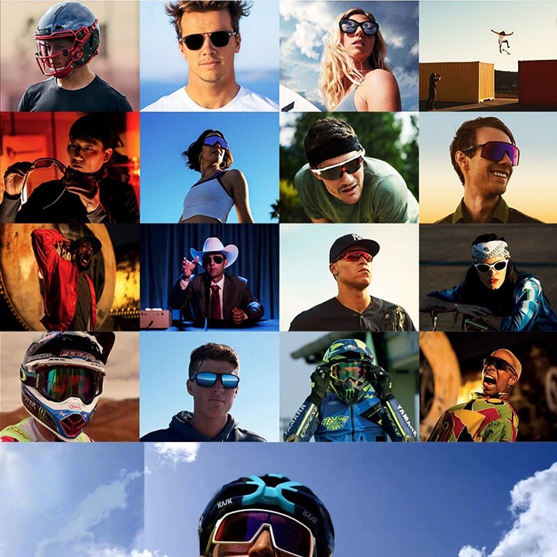 2022 Meekleurende Fietsen Bril Fiets Bril Sport Mannen Zonnebril Mtb Road Fietsen Eyewear Bescherming Goggles