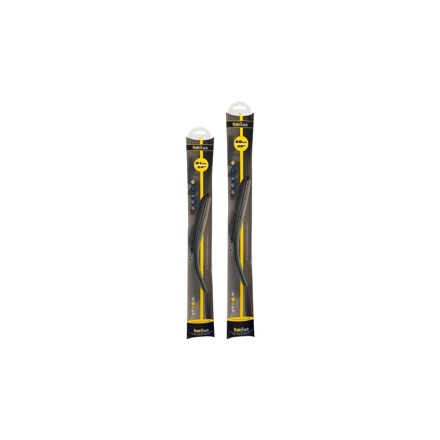 Conjunto de duas escovas de limpador mitsubishi l200 2005 para a frente