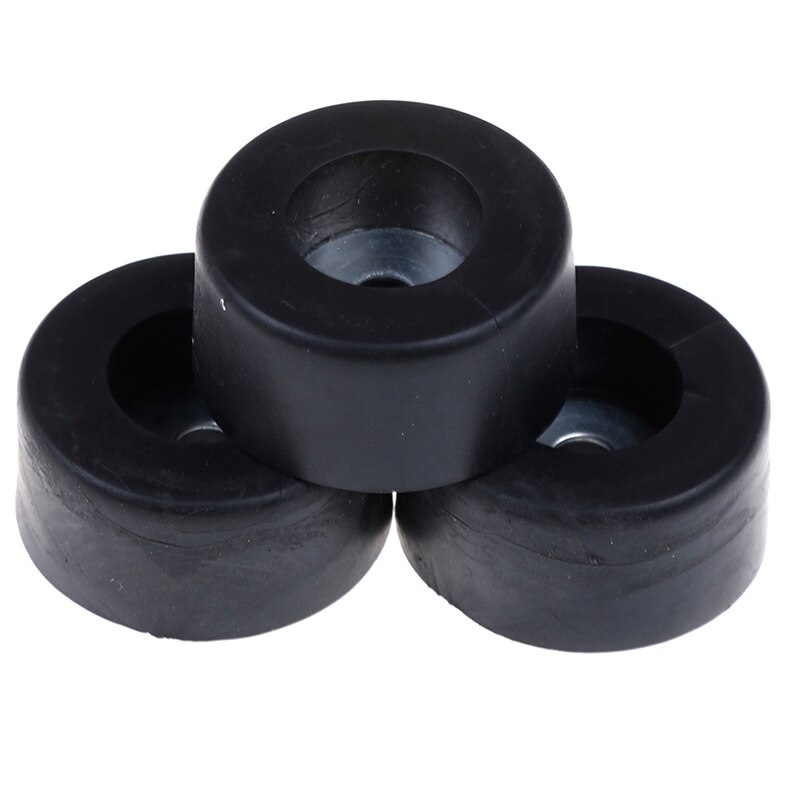 Kabinetter gummifødder dæmper pad base 4 stk slidstærk sort 38mm x 19mm stor case højttaler