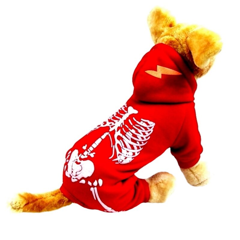 Halloween Hond Kleren Kostuum Horror Skelet Kleren Voor Honden Chihuahua Kleding Huisdier Producten Kleding