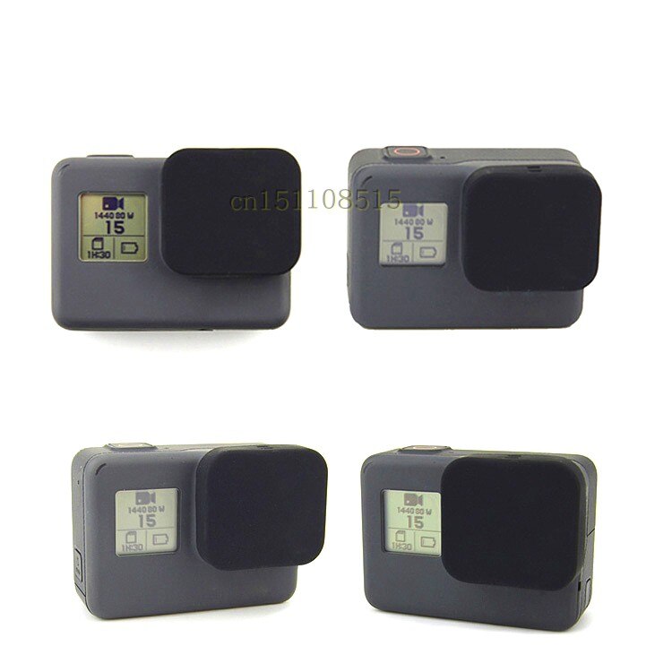 Clownfish-Película protectora de pantalla LCD para Gopro Hero 5/6/7, Protector de pantalla, película de vidrio templado, tapa/cubierta para gopro7 6 5