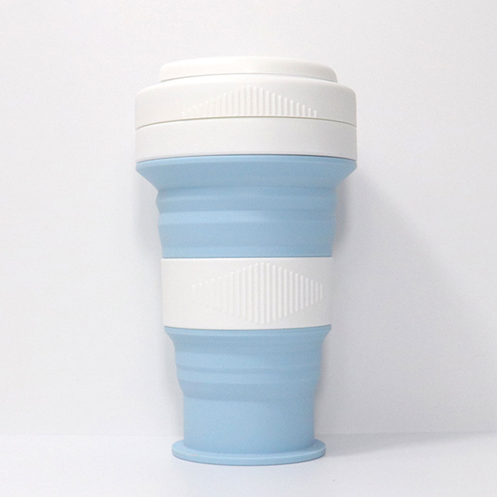 550ml Dobrável Silicone Copo De Café Portátil Telescópica Caneca De ...