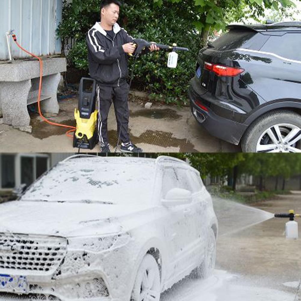 750Ml Foam Lance Voor Karcher K2 K3 K4 K5 K6 K7 Auto Hogedrukreinigers Zeep Schuim Generator Met Verstelbare spuit Nozzle