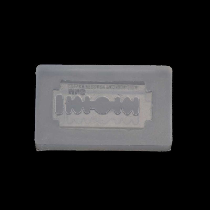 DIY tıraş bıçağı Şekli Küpe Kolye Reçine silikon kalıp El Sanatları Aracı DIY Kolye Aksesuarları Takı Yapma Aracı