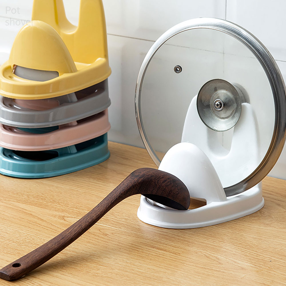 1 Uds. Utensilios de cocina, cuchara de cocina, soporte para espátula, estante de almacenamiento resistente al calor, 4 colores
