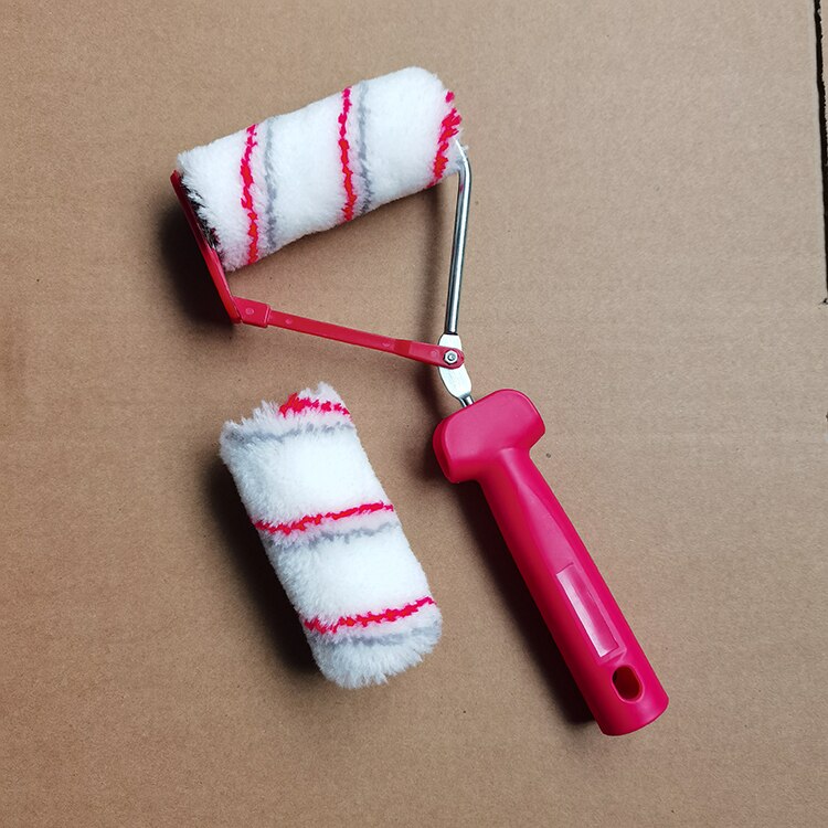 4 inch wall painting tool drum brush paint brush DIY corner drum brush: Mix 2