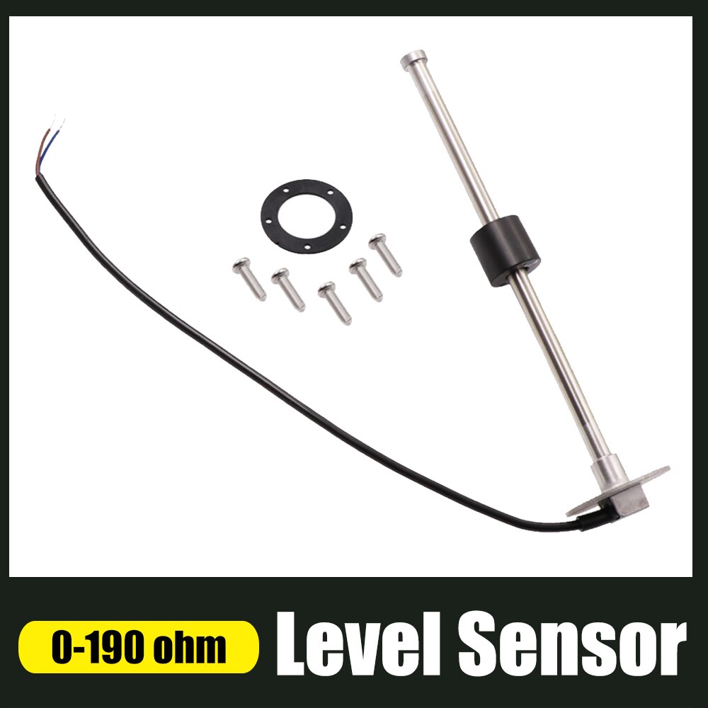 Boat Car Fuel Level Gauge Sensor with 150 200 250 300 350 450mm Fit 0~190 ohm/240~33 ohm Fuel Sending Unit Water Level Sensors