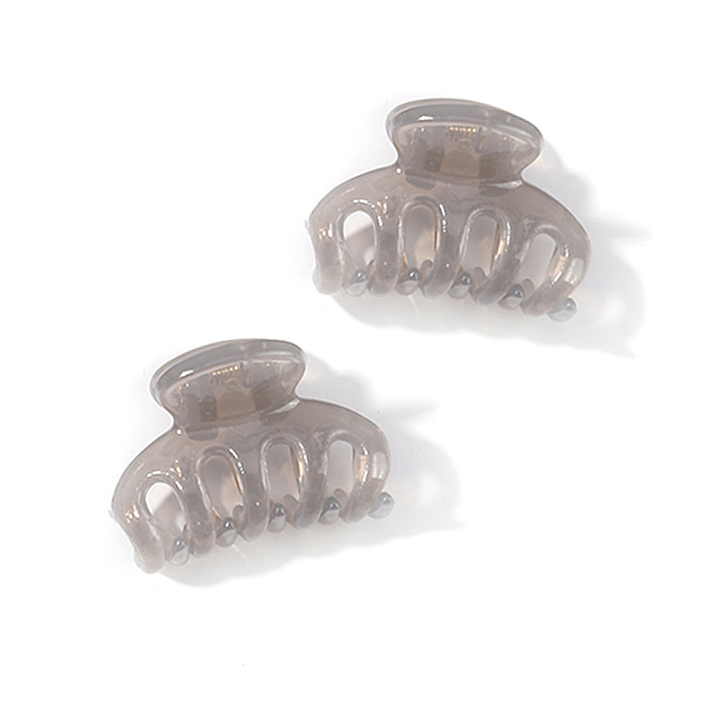 Pinza para el pelo pequeña con lazo rojo y negro para niña y mujer, pinza para el pelo con lazo de terciopelo de princesa, herramientas de peinado coreanas: Negro