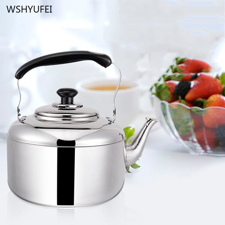 whistle thick stainless steel large capacity kettle home outdoor camping gas natural gas fire cooker universal