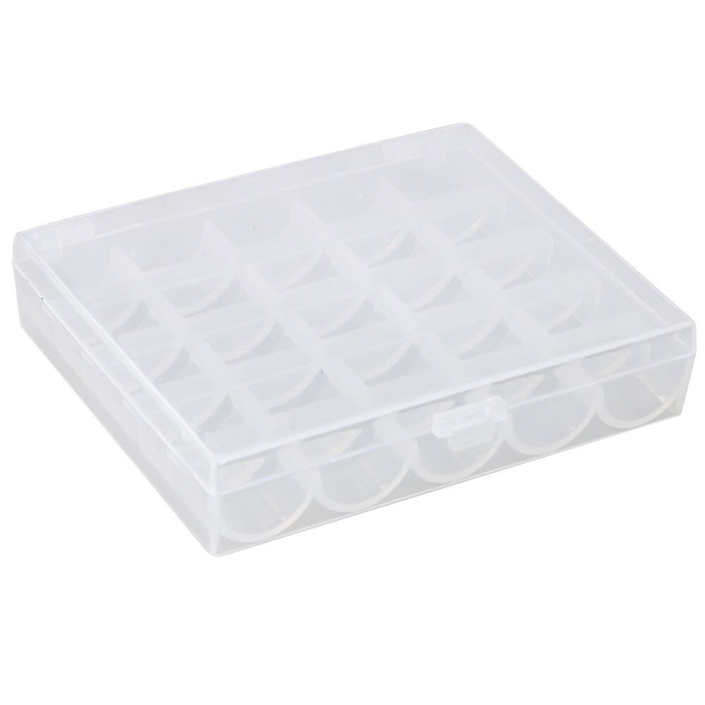 25 thread sewing bobbin storage box sewing bobbin storage box Home Organizer storage Tools Plastic Case Accessories