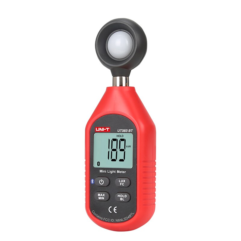 UNI-T UT383BT Mini Illuminance Meter Digital Luxmeter Bluetooth Light Meter Environmental Testing Equipment Luxmeter Meter