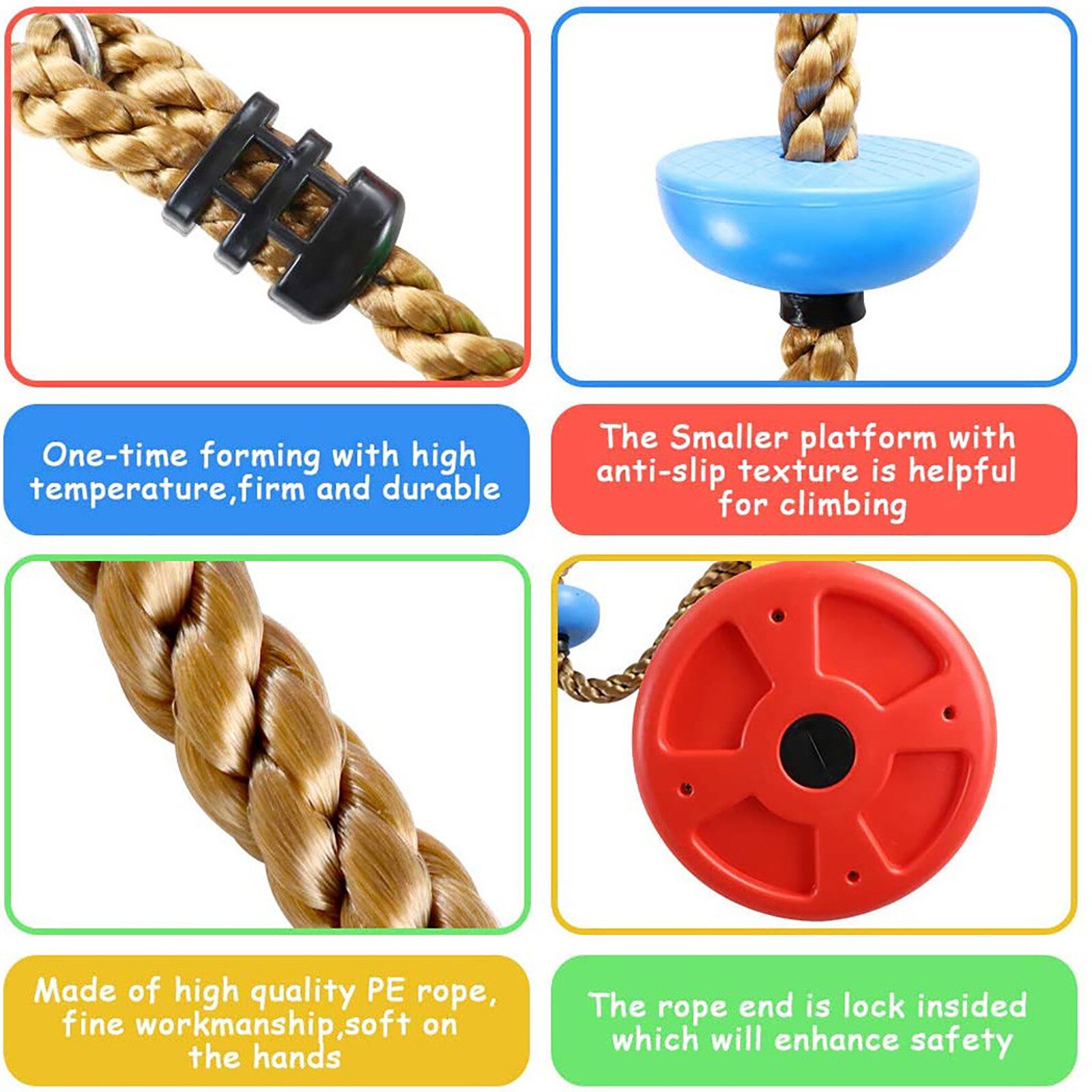 Kids Boom Swing Klimmen Touw Schommels Ronde Plaat Schommels Seat Speelgoed Voor Chhildren Funny Sport Indoor Schommels En Swing Set