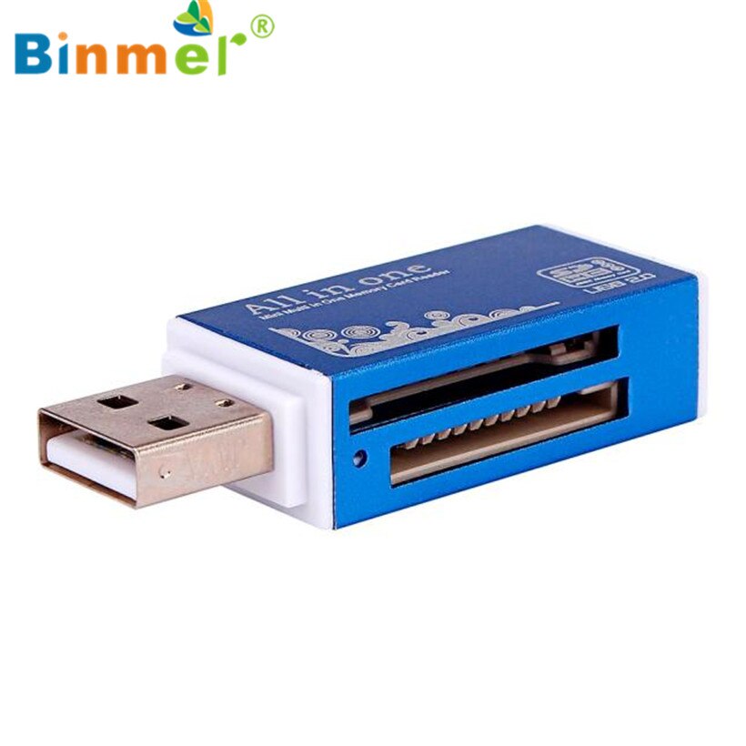 Advanced sd card reader memory stick pro duo USB 2.0 All in 1 Multi Memory Card Reader For Micro SD TF M2 MMC 1PC