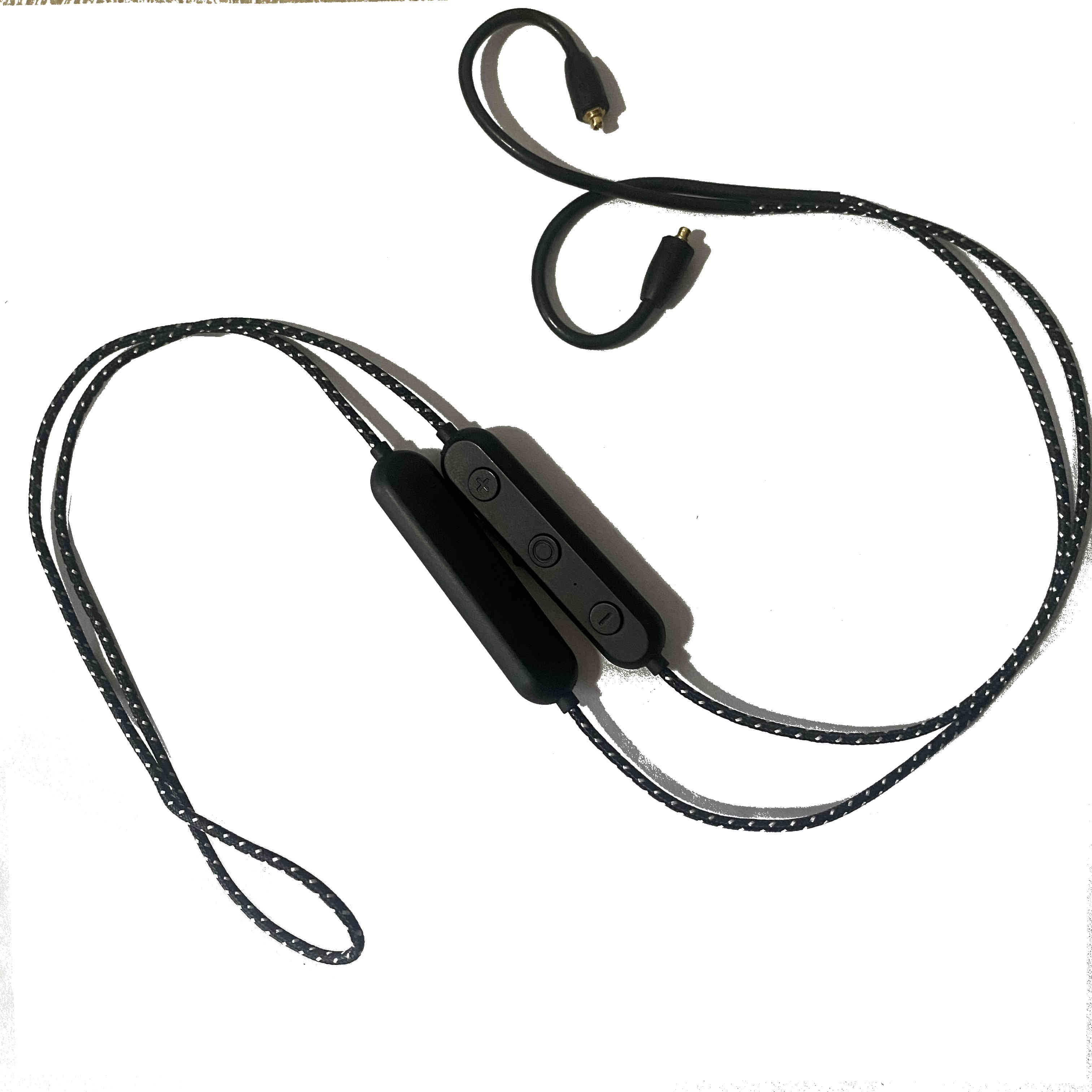 DXSounder Qualcomm qcc3084 Bluetooth 5.4 HIFI monitoring LDAC wireless live outdoor sports halterneck mmcx headphone cable: Navy Blue