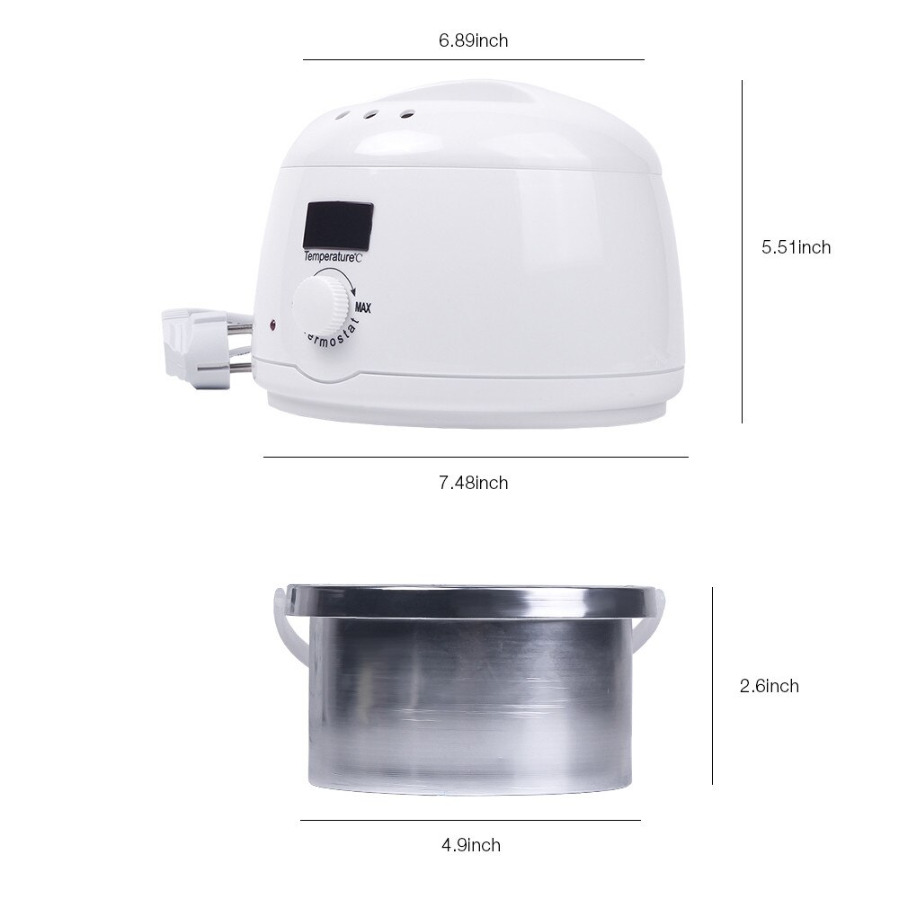 Wax Machine for Hair Removal Wax Dipping Pot Wax Heater Waxing Depilation Women Men Hair Remover Device Depilatory Waxing Kit