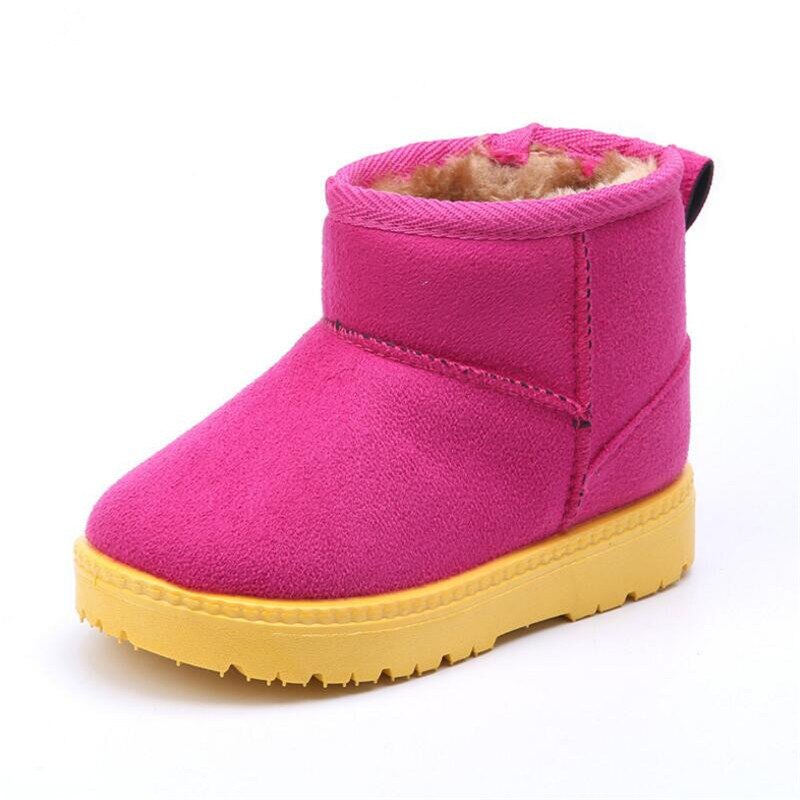Classic Kids Baby Peuter Schoenen Kind Winter Warme Snowboots Schoenen Pluche Dikkere Zool Jongens Meisjes Snowboots Schoenen Grote size 22-36