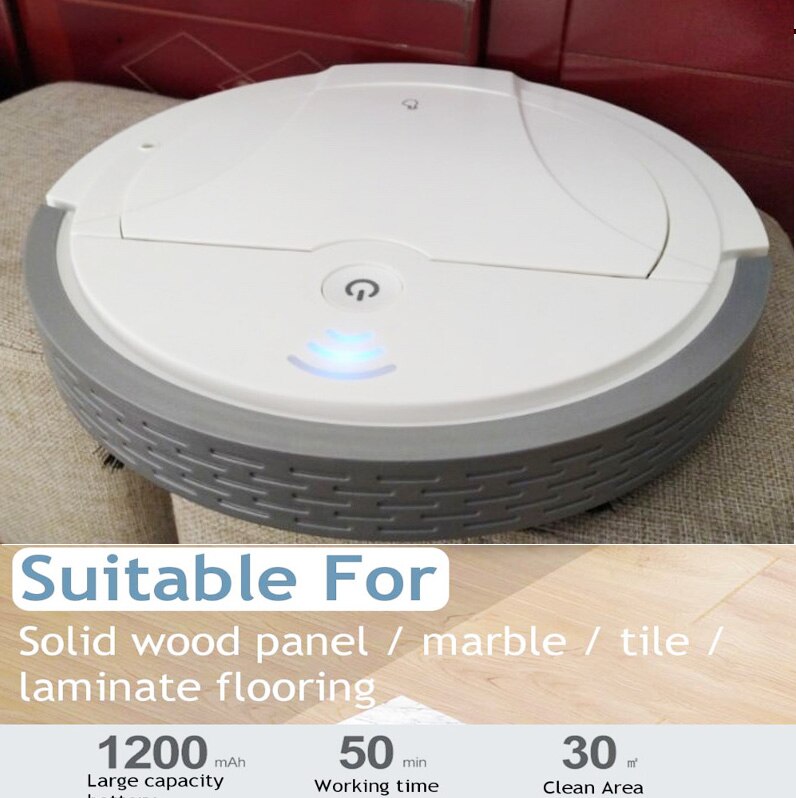 5-in-1 Fully Automatic Multifunctional Smart Robot Vacuum Cleaner USB Charging Sweeping Robot Dry/Wet UV Disinfection Cleaner